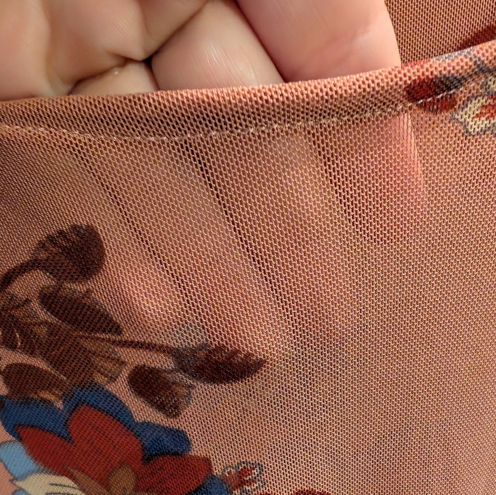Mesh Overlay Dress - Picture 3 of 3